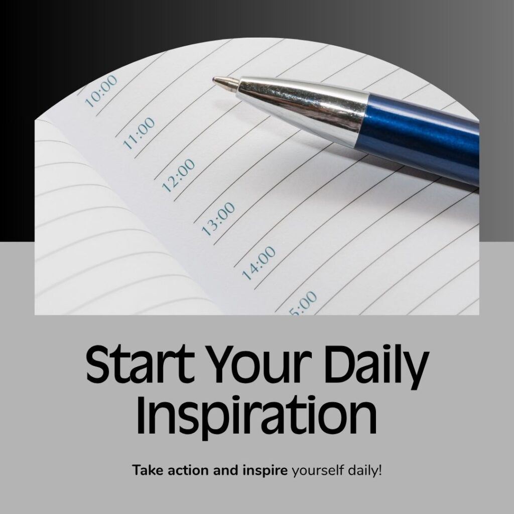 Checklist for capturing daily inspiration to improve writing